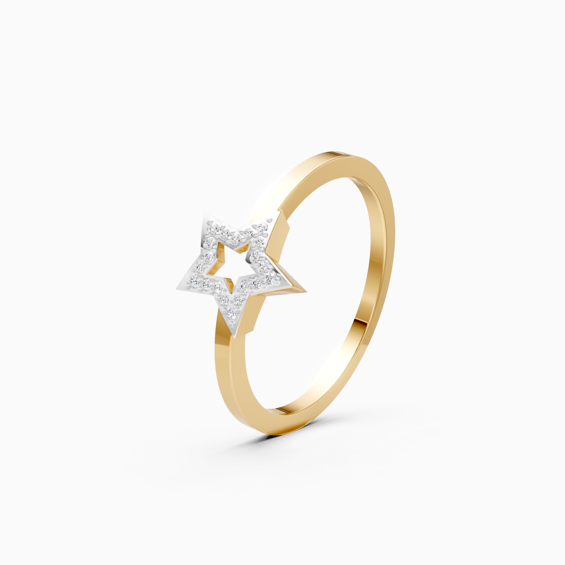 Star Glam With Diamond Ring